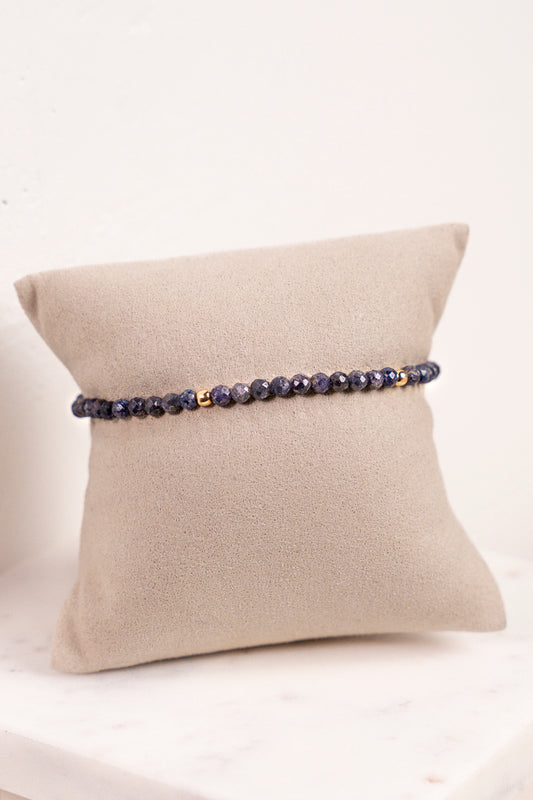 14K Gold and Sapphire Bracelet