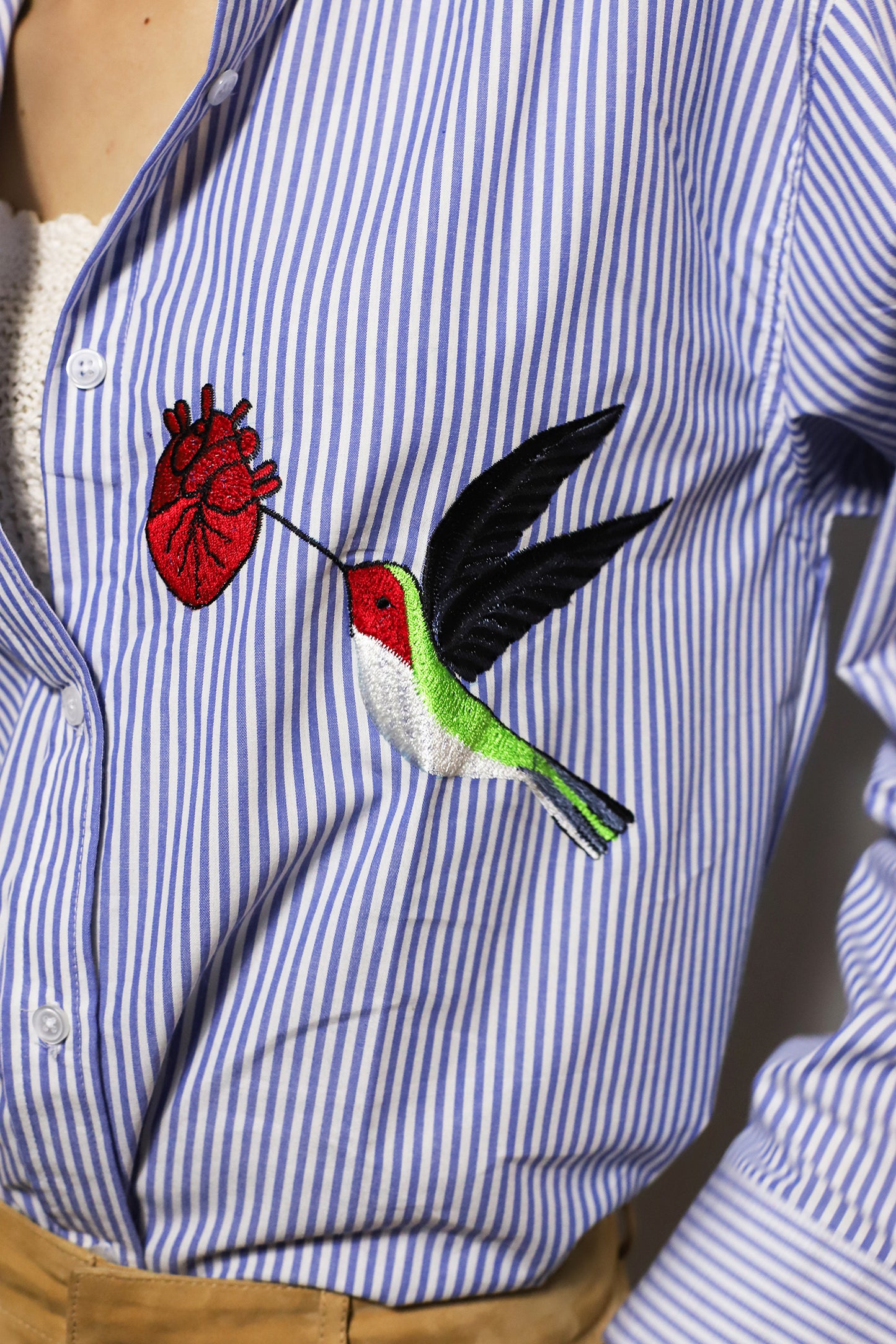 Embroidered Cotton Shirt
