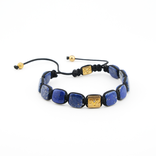 Bracelet en lapis-lazuli
