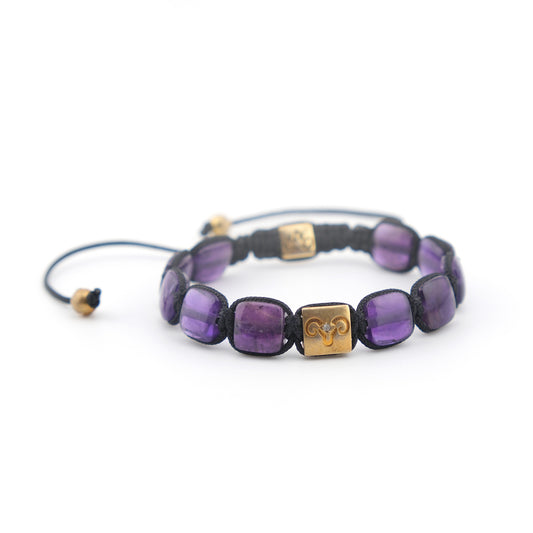 Bracelet en Amétyste