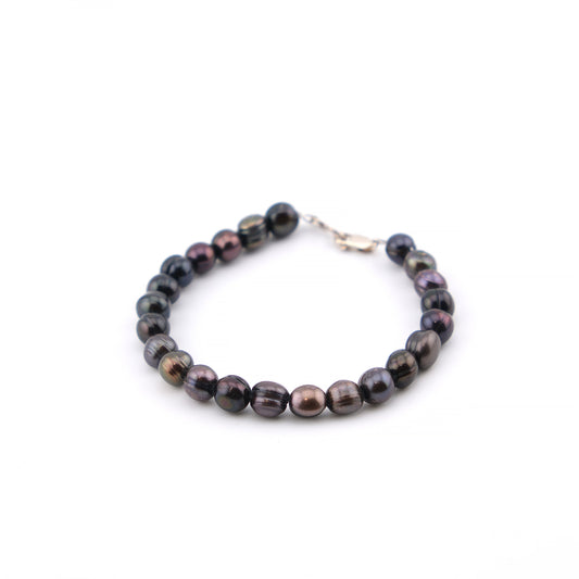 Bracelet en perle noir
