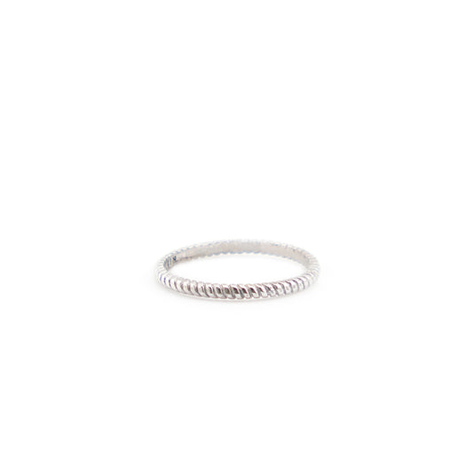 Bague Twisted Argent