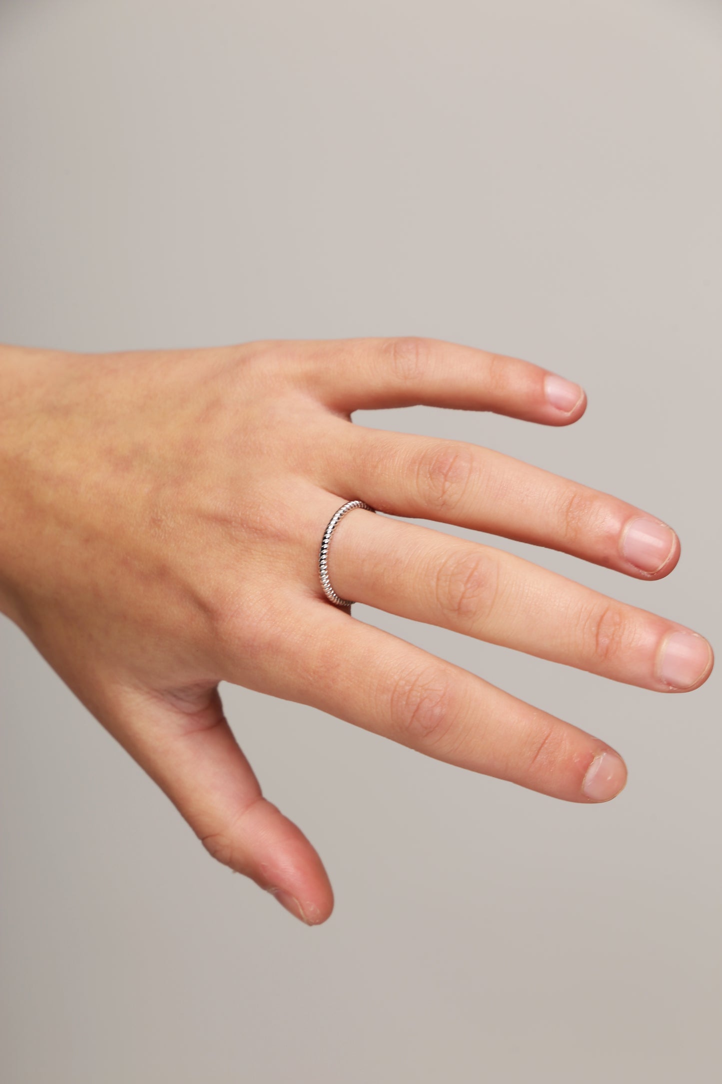 Bague Twisted Argent