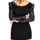 The Little Black Dress in Alpaca and Leather