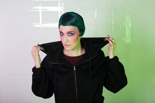 Le sweat à capuche en alpaga