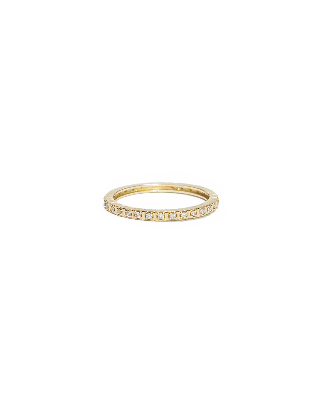 18K Yellow Gold Diamond Eternity Ring