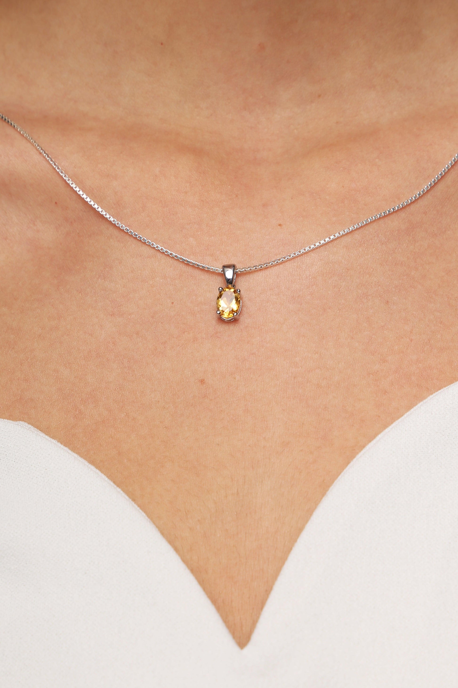 Citrine Pendant - KIELLE OFFICIAL