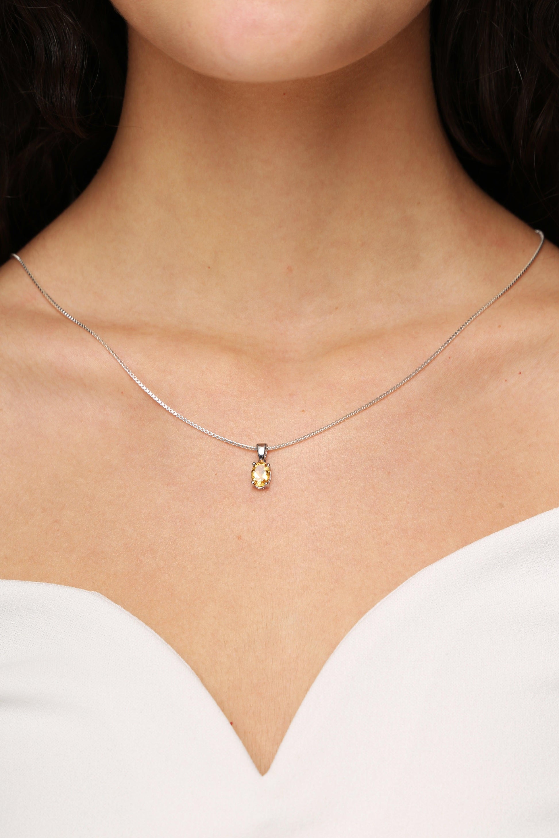 Citrine Pendant - KIELLE OFFICIAL