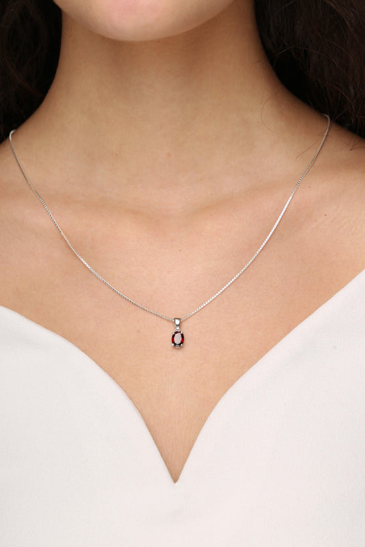 Garnet Pendant - KIELLE OFFICIAL