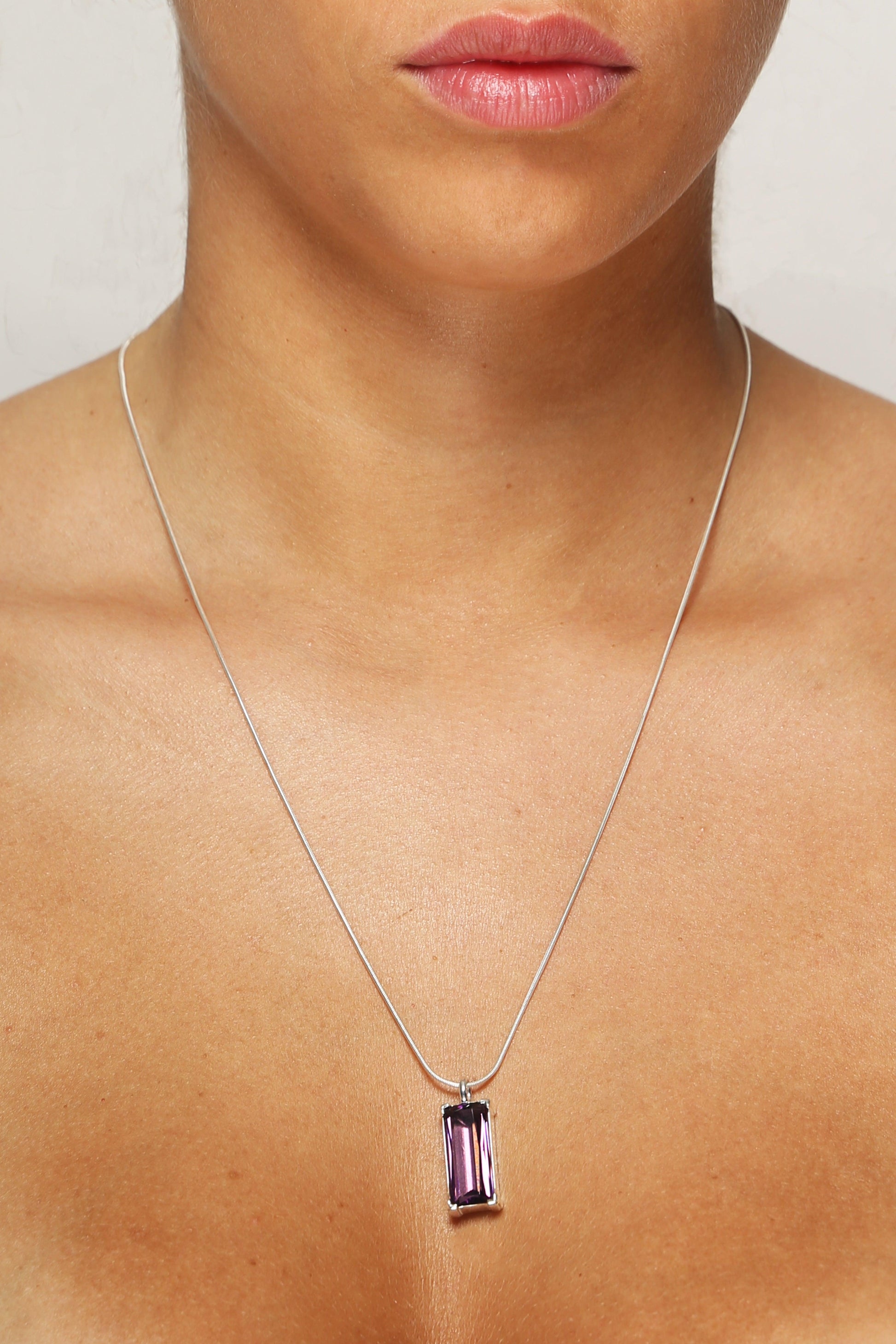 The Lavender Pendant | Amethyst Pendant - KIELLE OFFICIAL