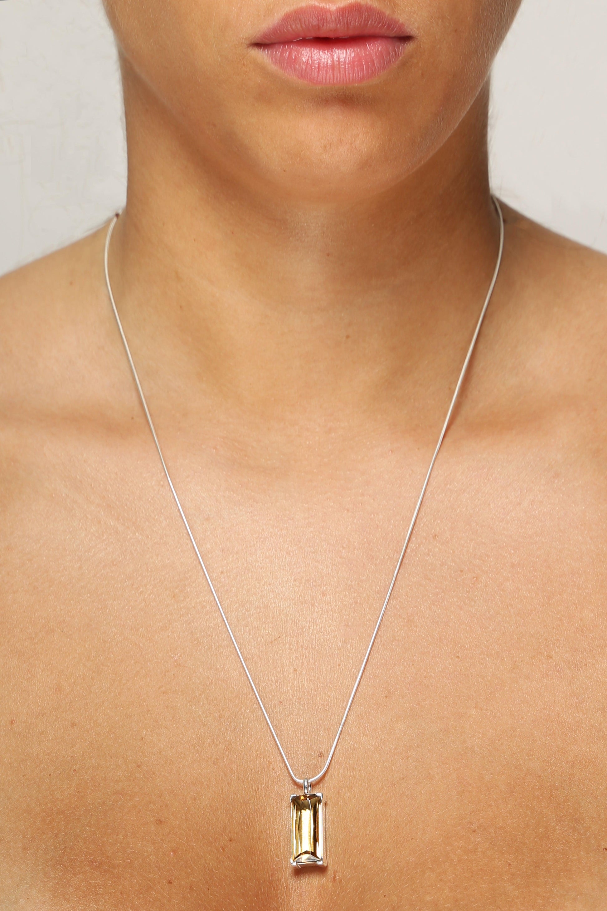 The Sunshine Pendant | Citrine Pendant - KIELLE OFFICIAL