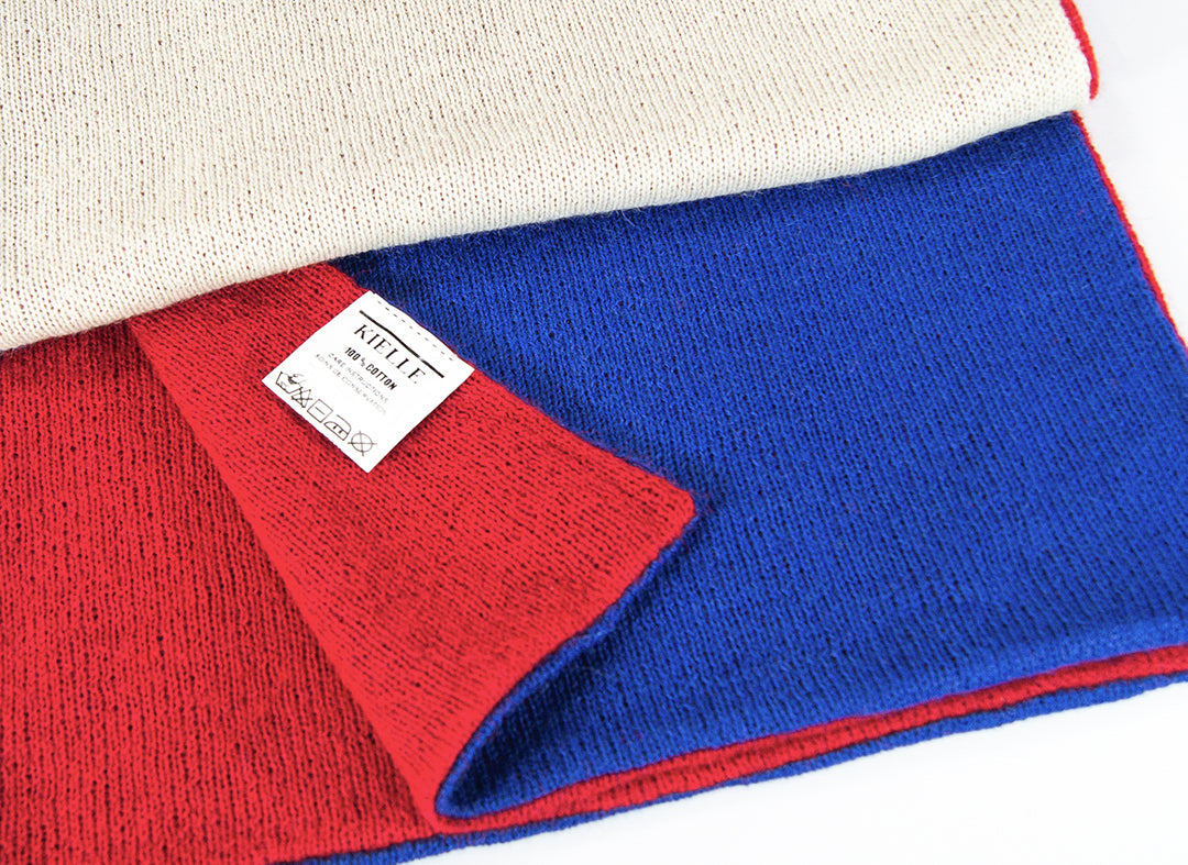 Écharpe en laine d’alpaga tissée à la main