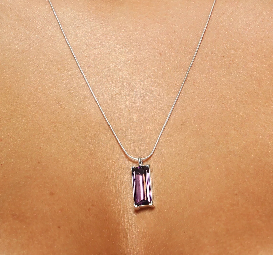 The Lavender pendentif | Pendentif Améthyste