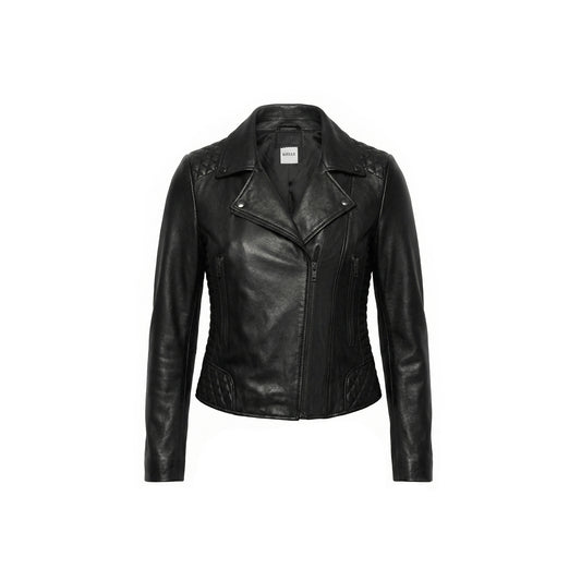 Classic Leather Biker Jacket
