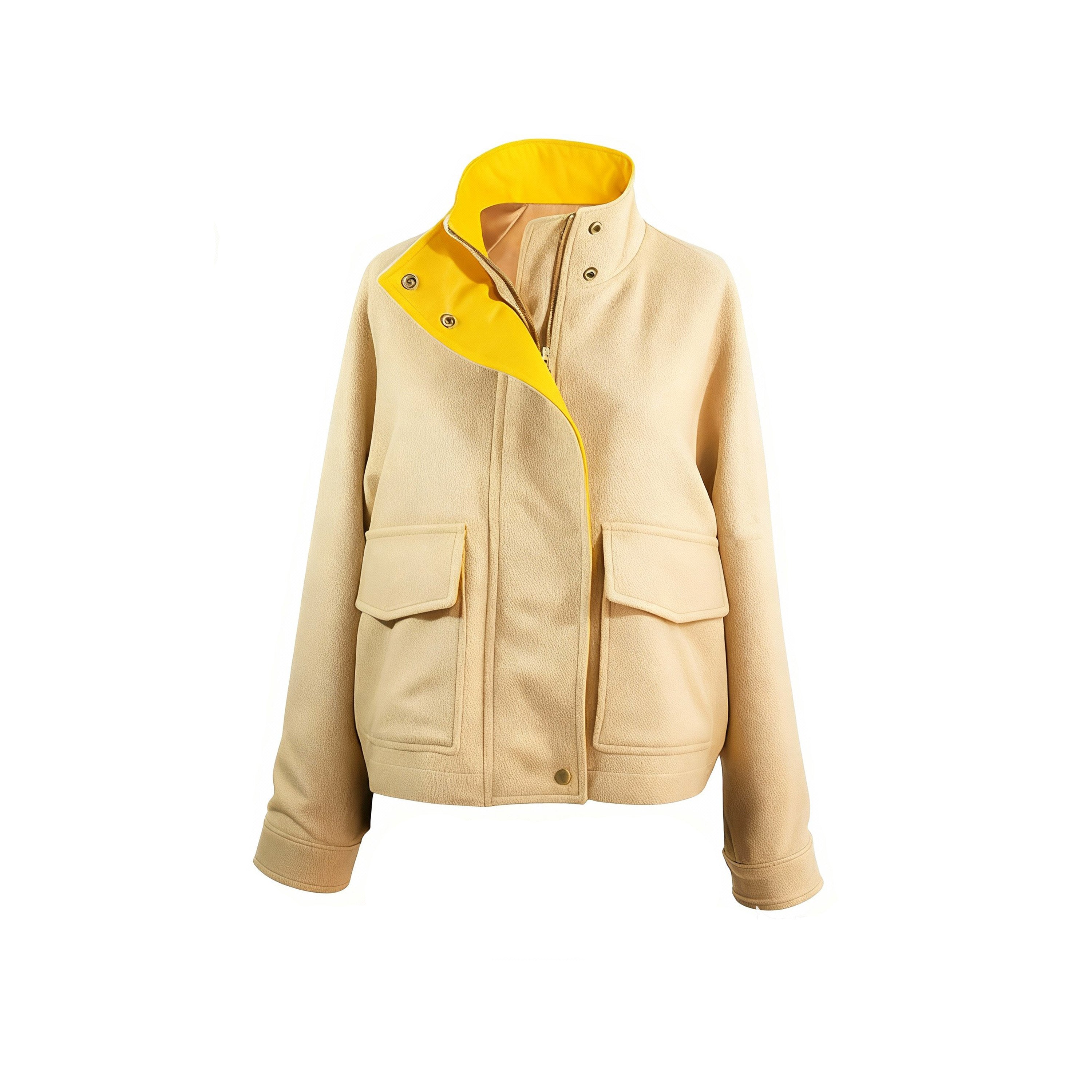 Le manteau court en alpaga