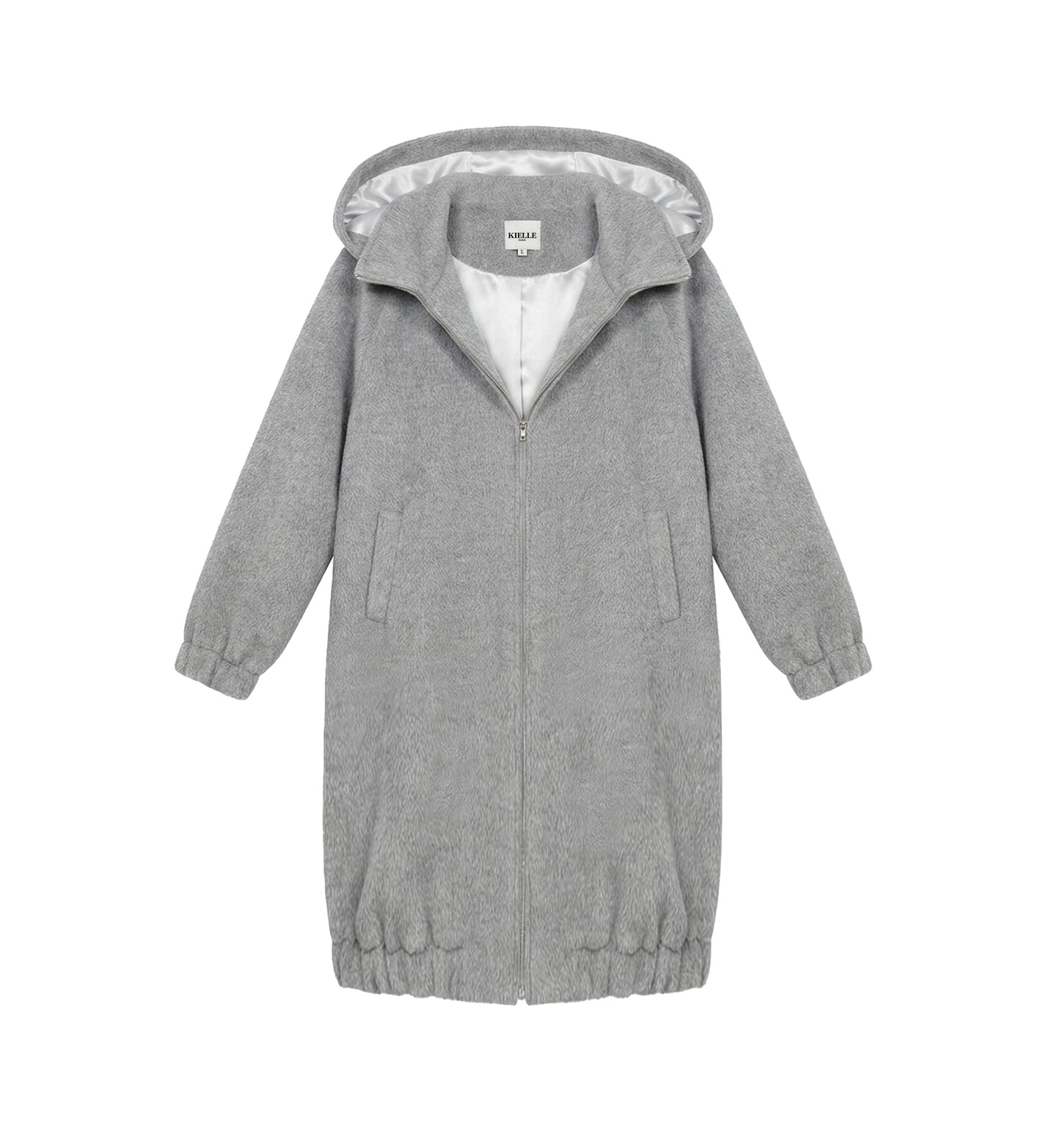 Long Hoodie Alpaca Coat