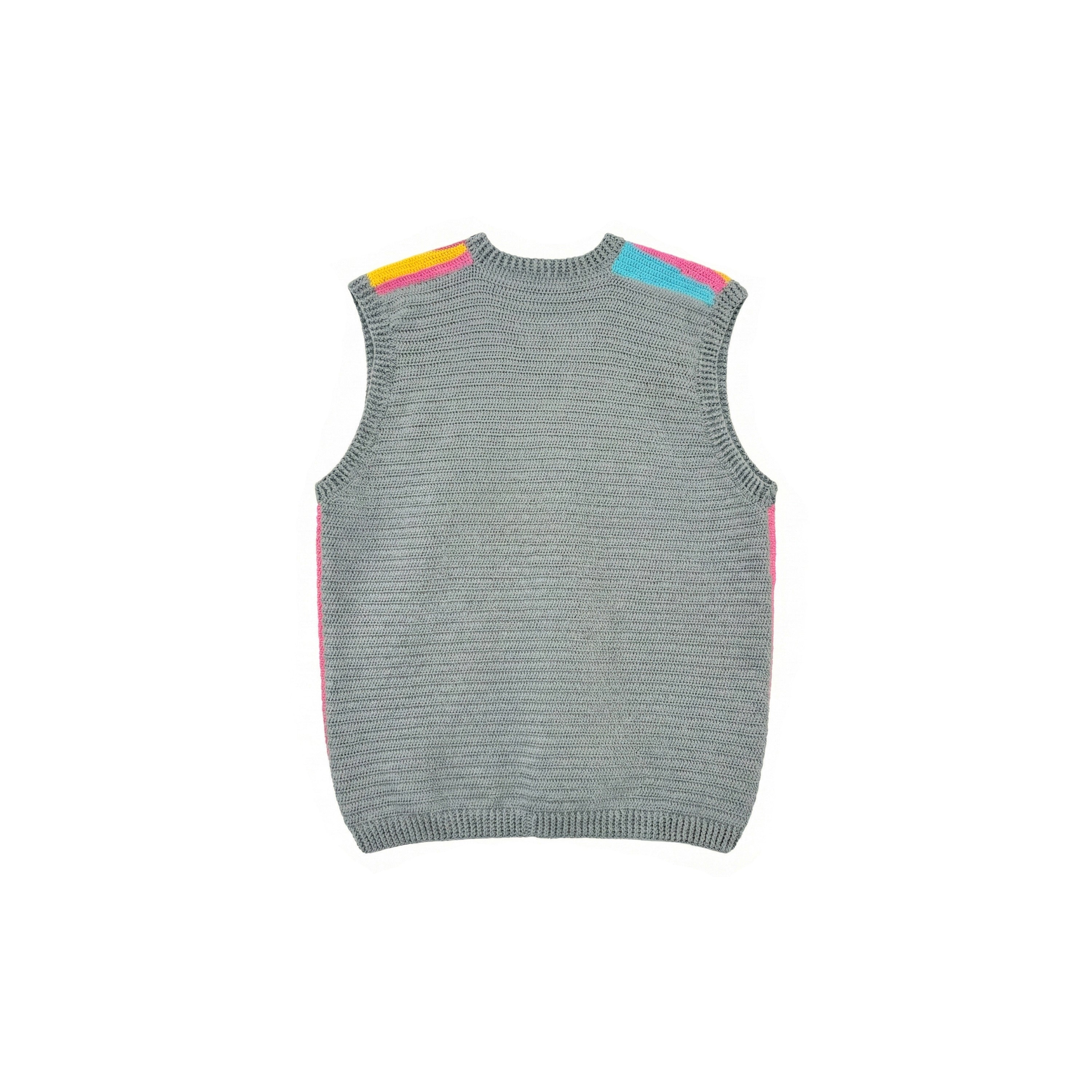 Swirled Multicolor Crochet Vest