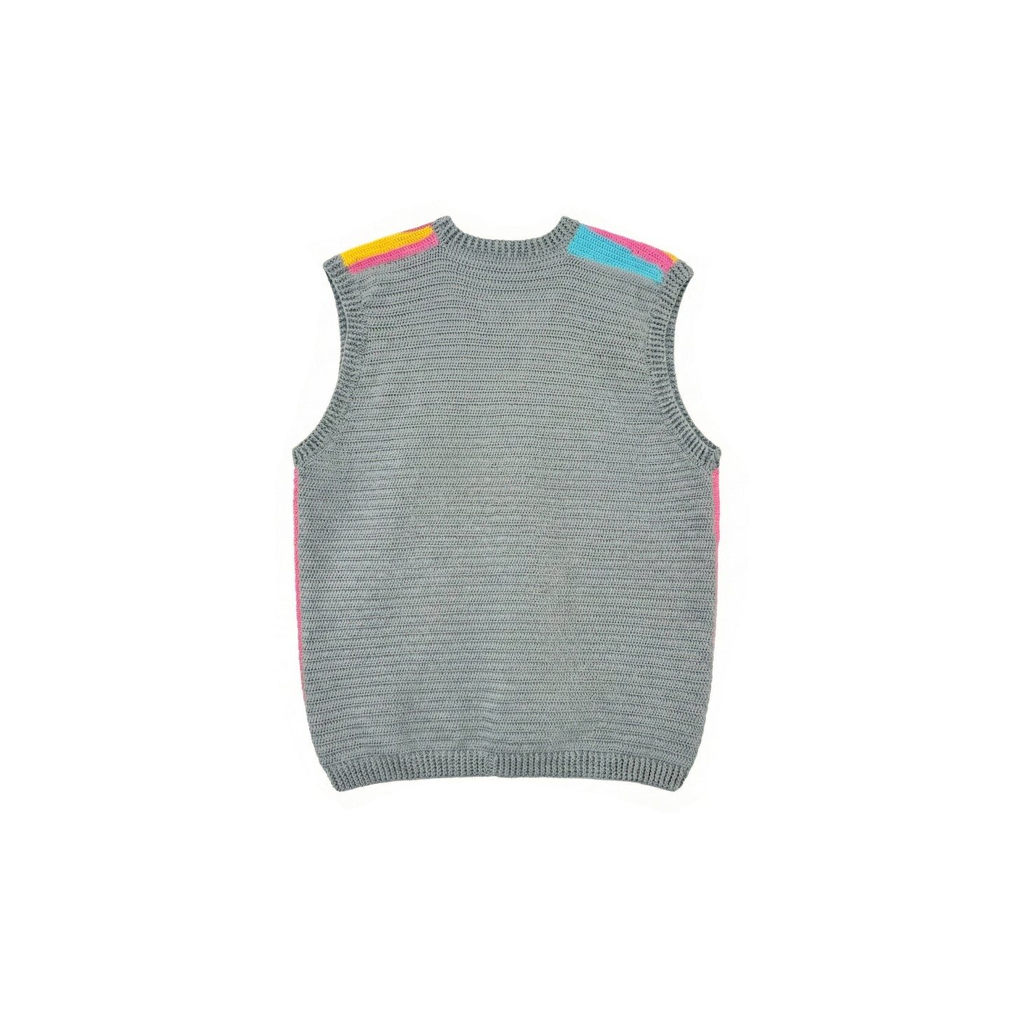 Swirled Multicolor Crochet Vest