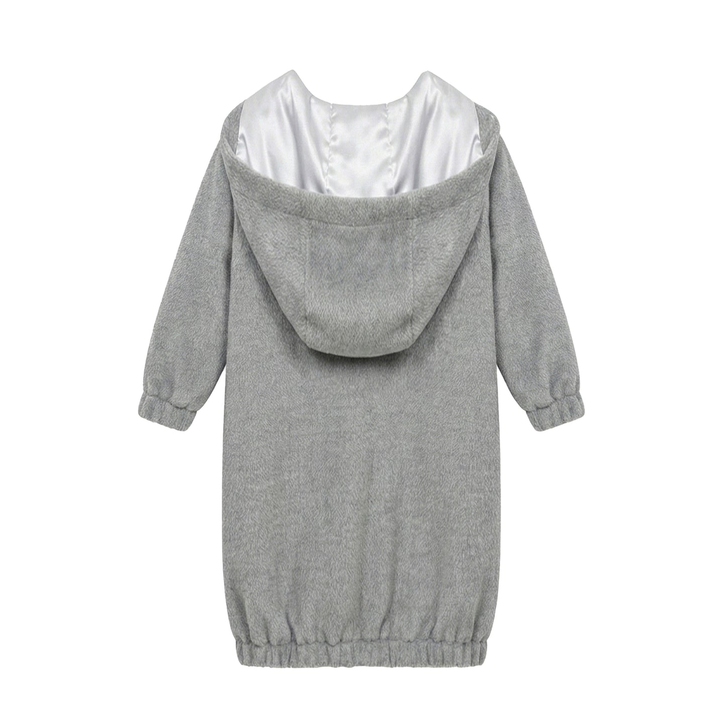 Long Hoodie Alpaca Coat