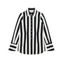 Striped Longline Cotton Shirt