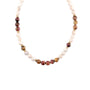 Collier Perlé Pierre de Lune et Oeil de Tigre Rose 