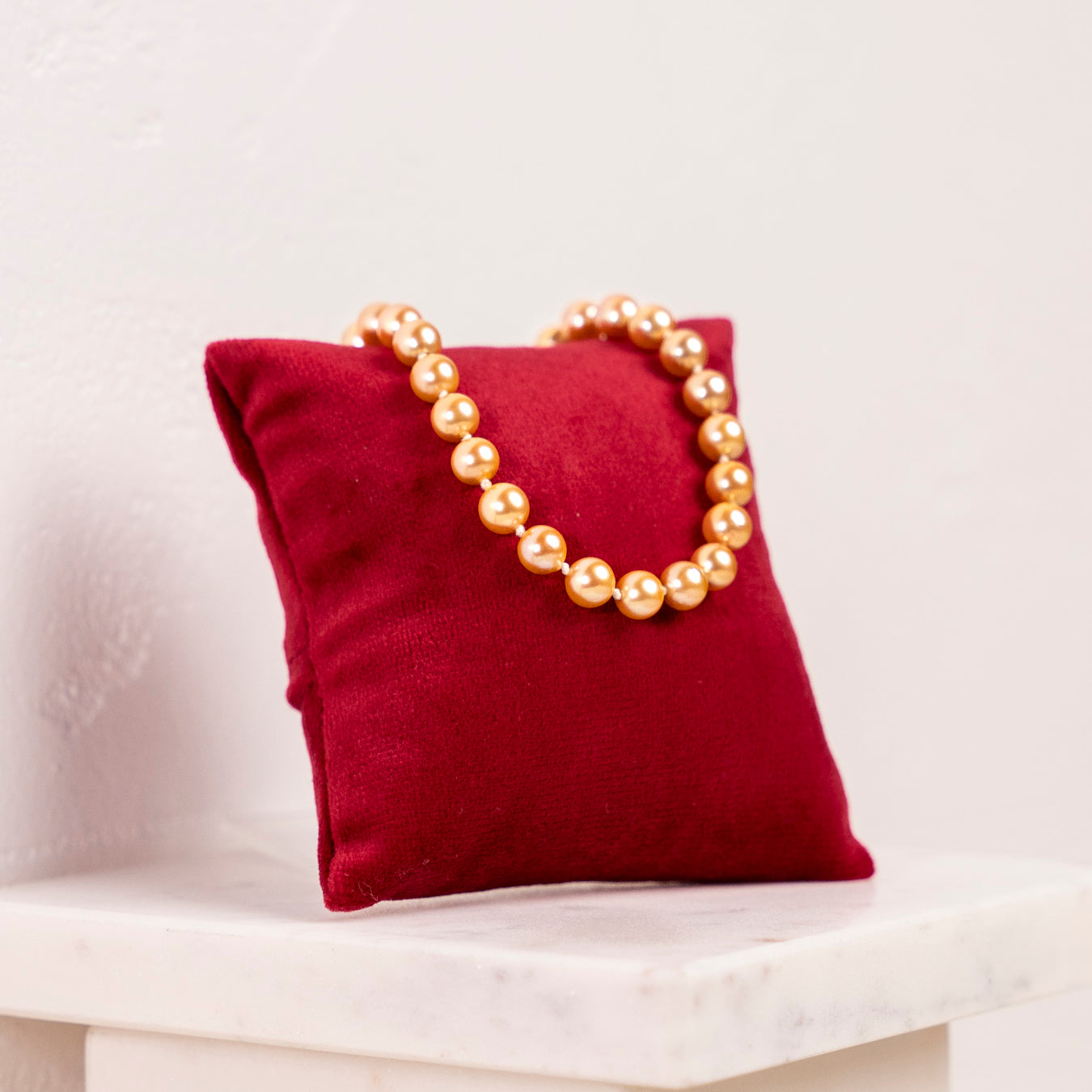 Bracelet de perles d'Akoya Dorées