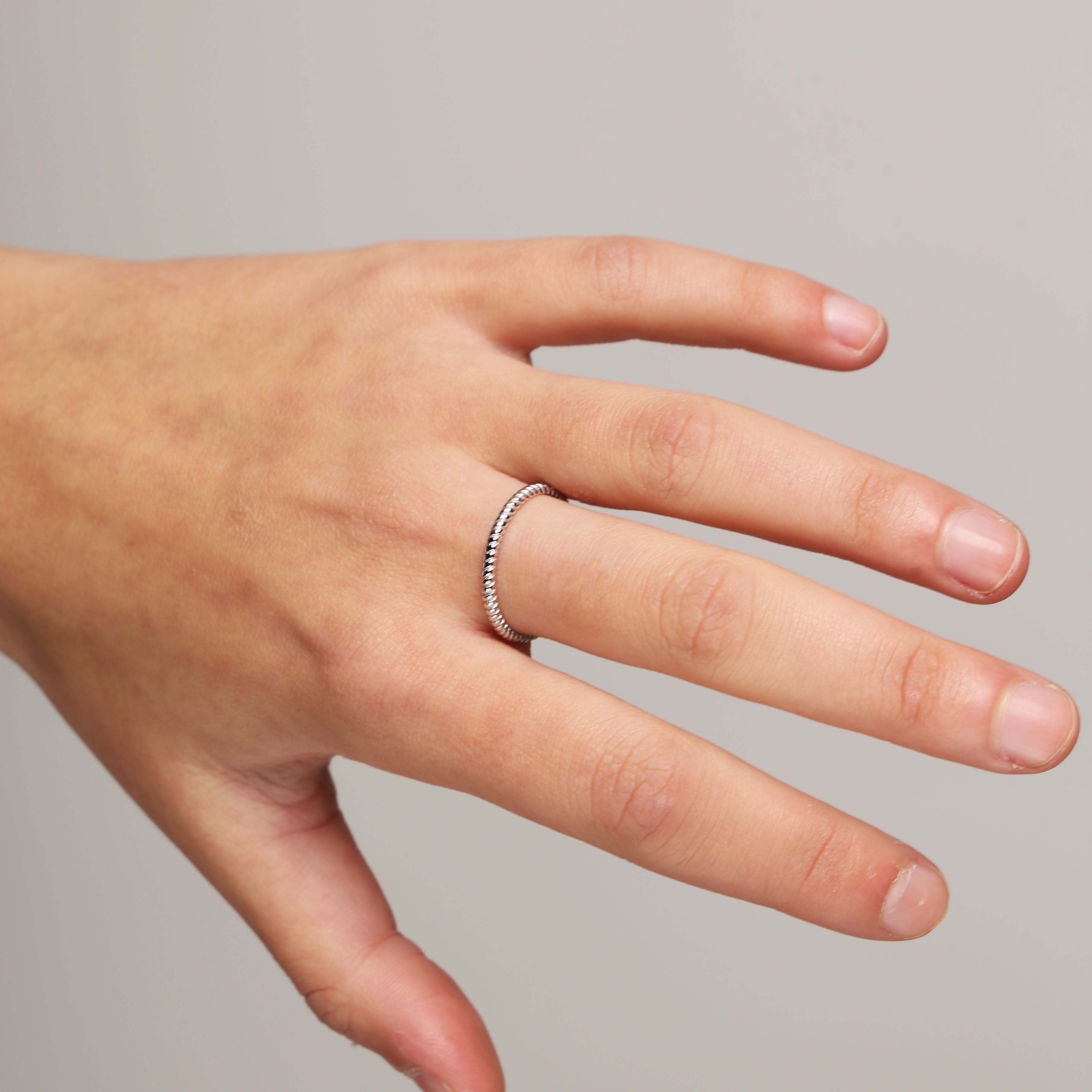 Bague Twisted Argent