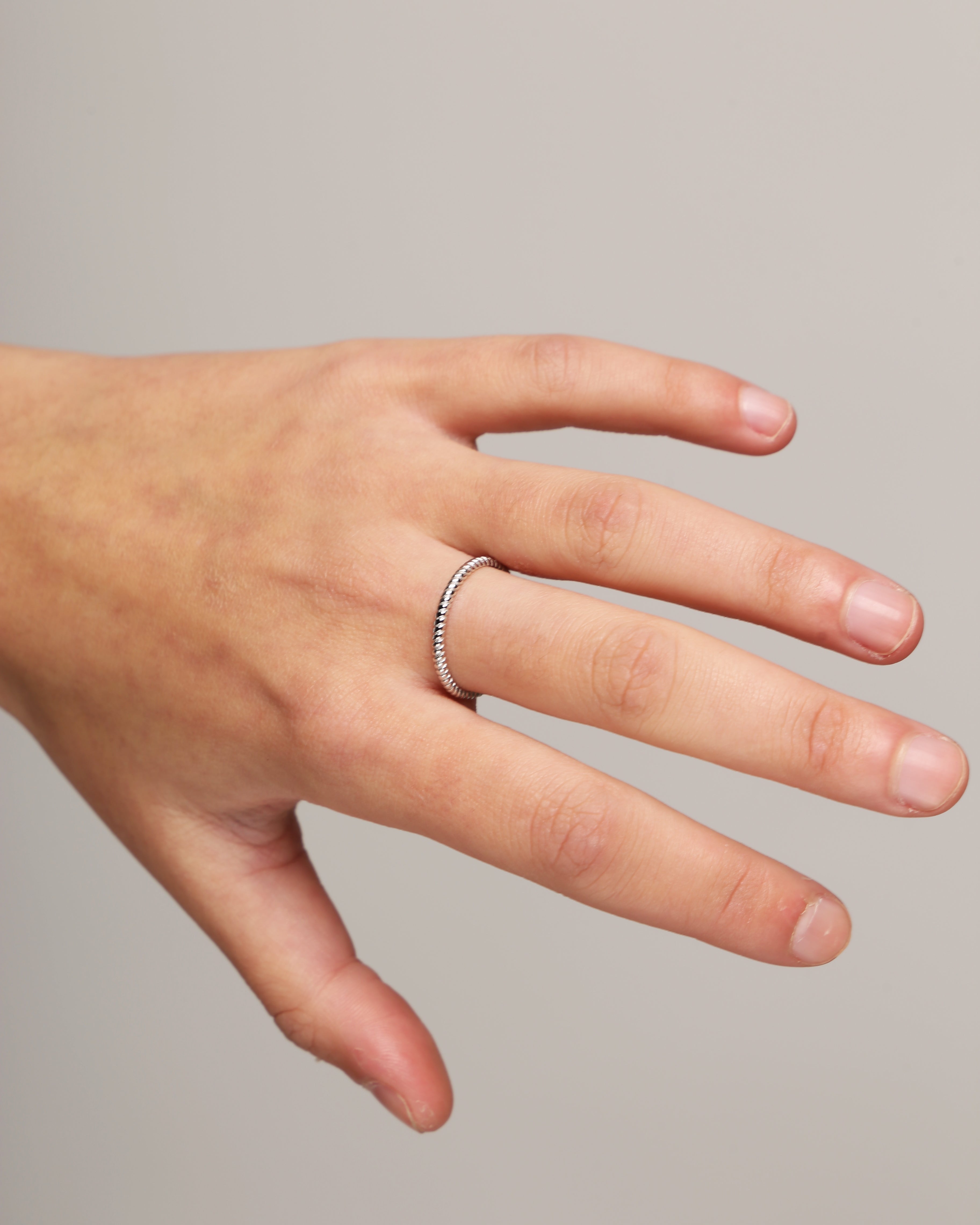 Bague Twisted Argent