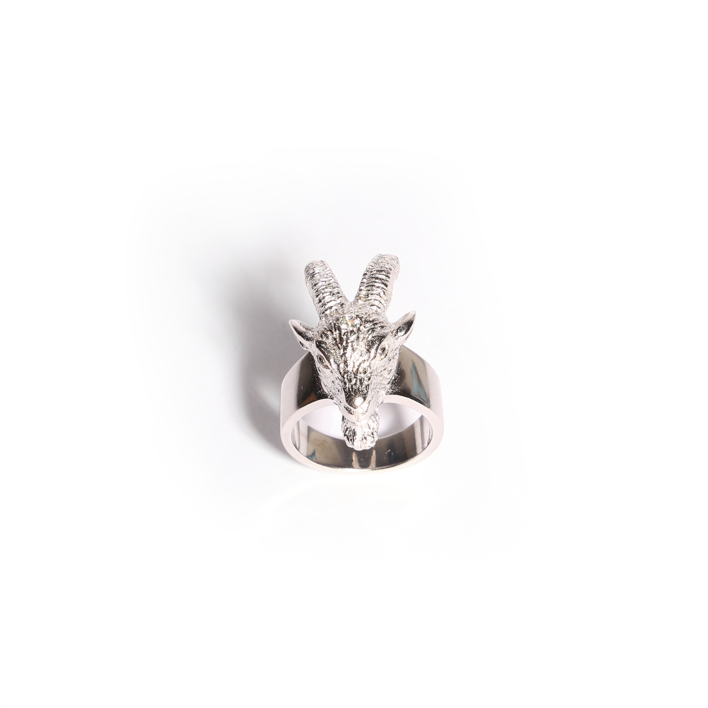 La chèvre | Bague en Argent