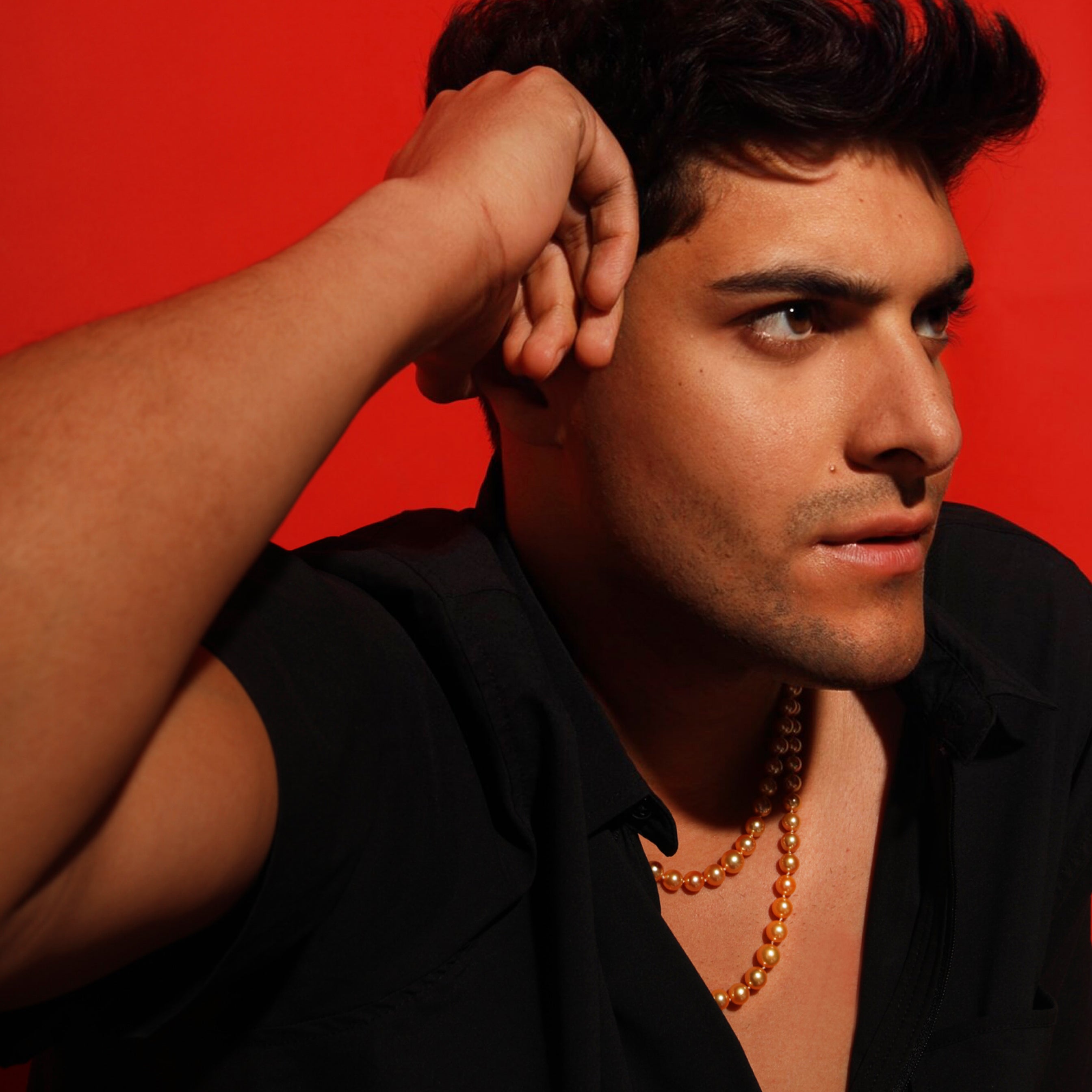 Collier de perles Akoya Dorées