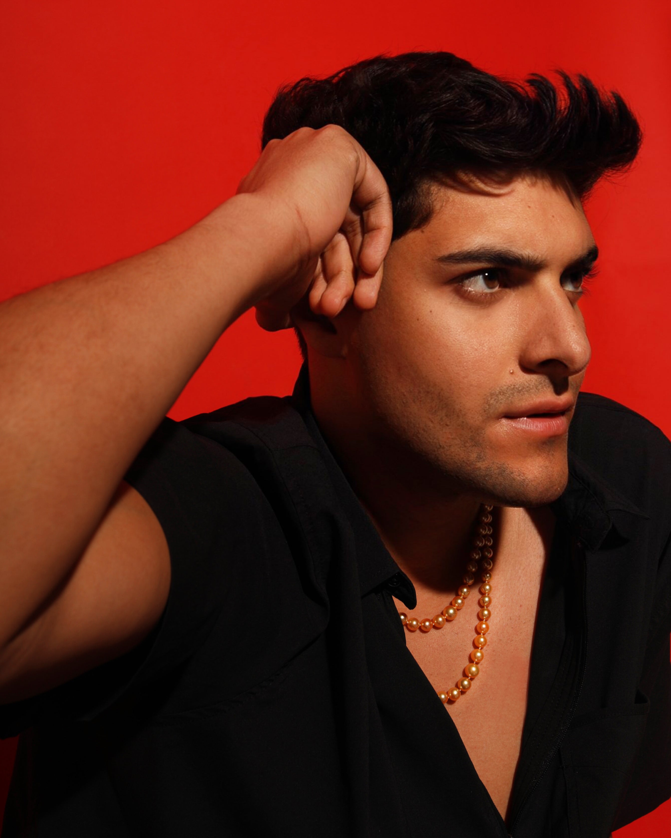 Collier de perles Akoya Dorées