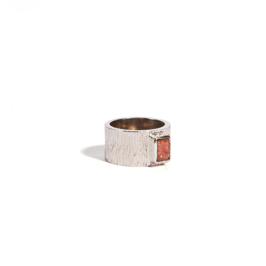 The Phoenix | Fire-Exposed Ruby Root Ring
