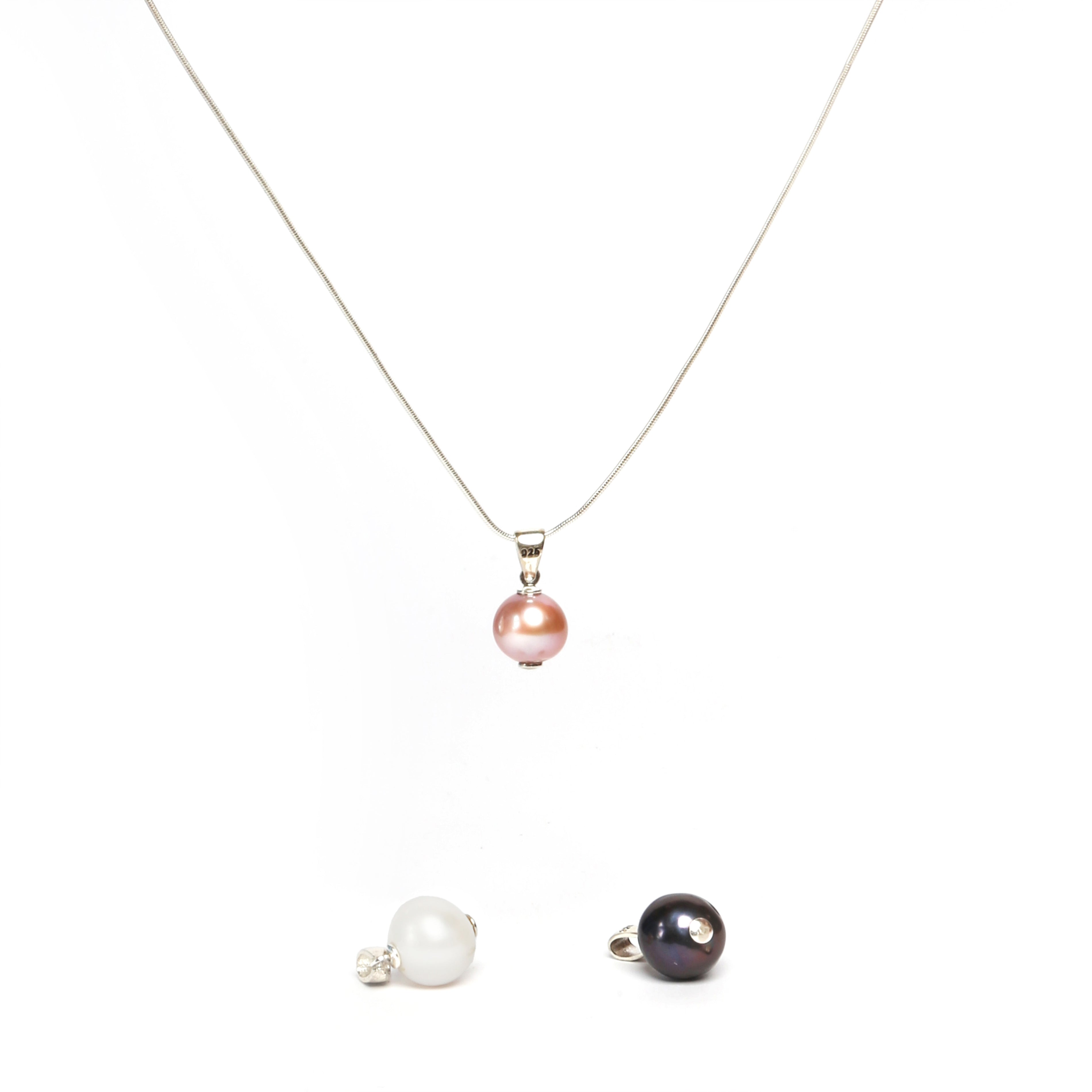 Pendentif Perle Rose