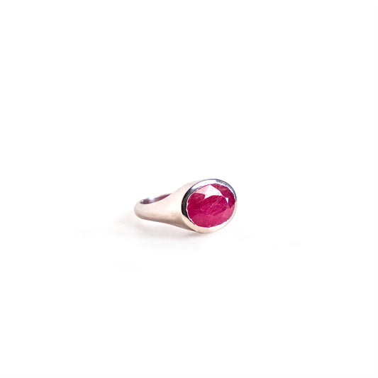 The Werewolf - Ruby Root Ring