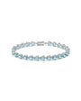 Zirconium Teardrop Bracelet - blue