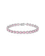 Zirconium Teardrop Bracelet - pink