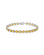 Zirconium Teardrop Bracelet - yellow