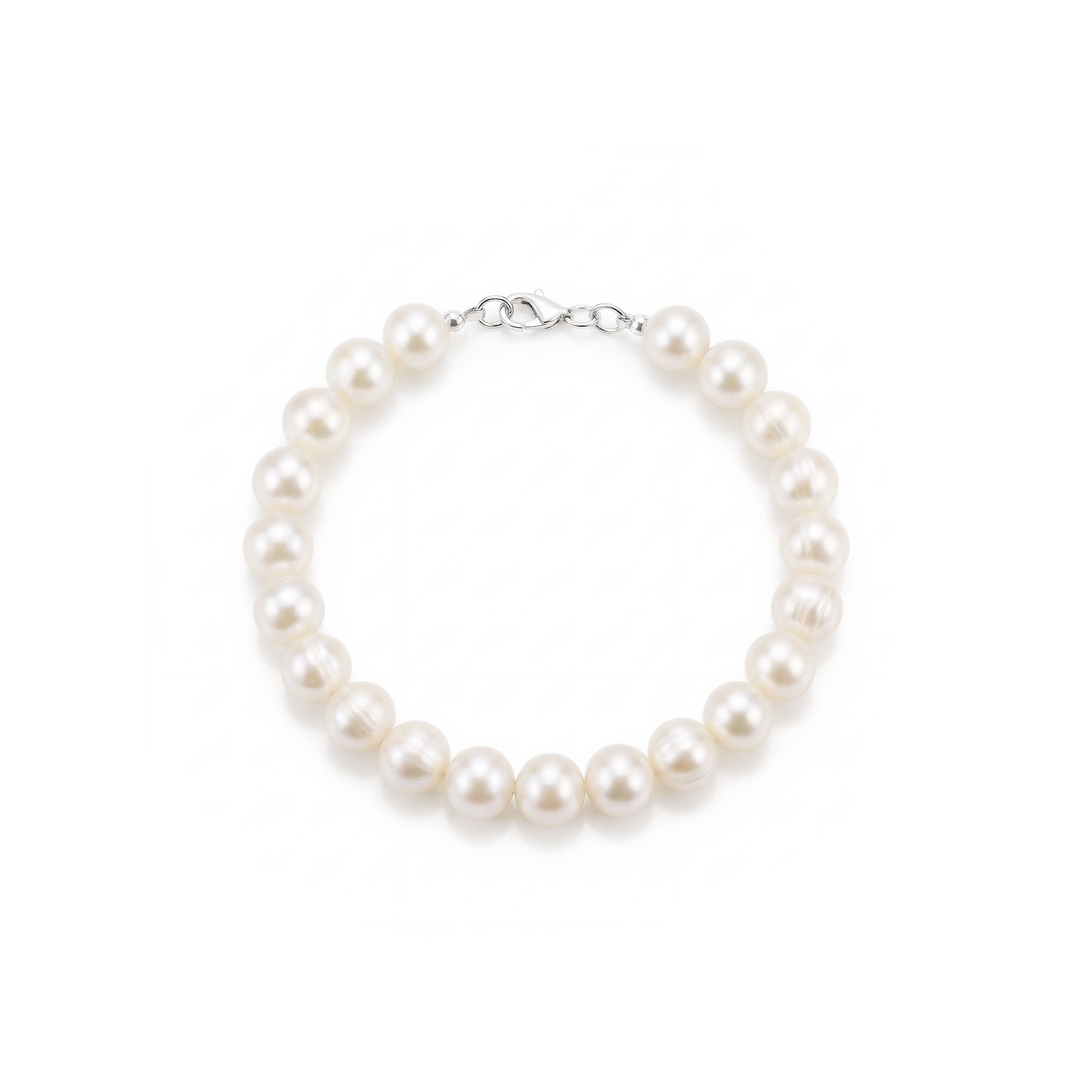 Bracelet en Perle blanche