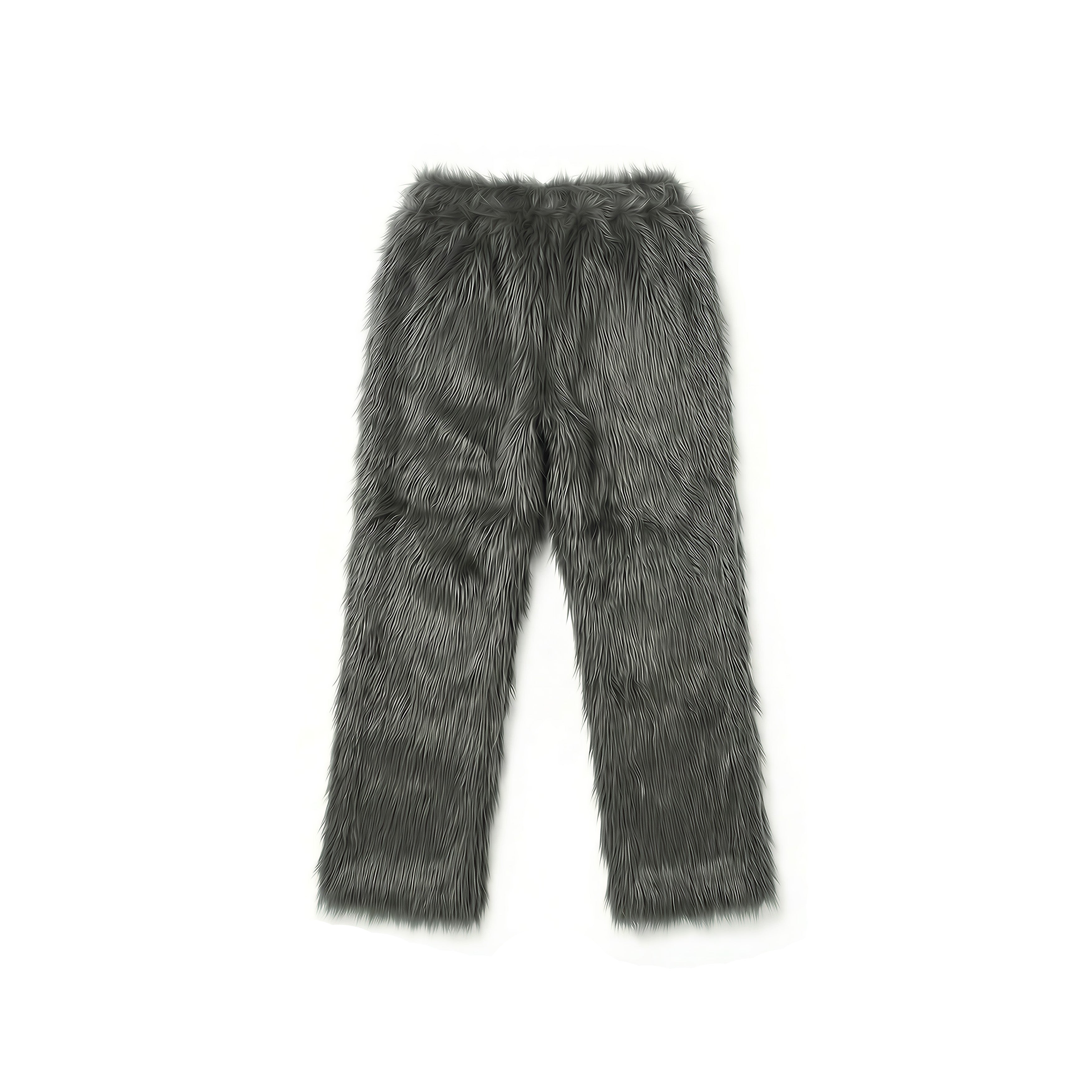 Pantalon en fausse fourrure arctique