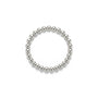 Pulsera de cuentas de plata | 6 mm 