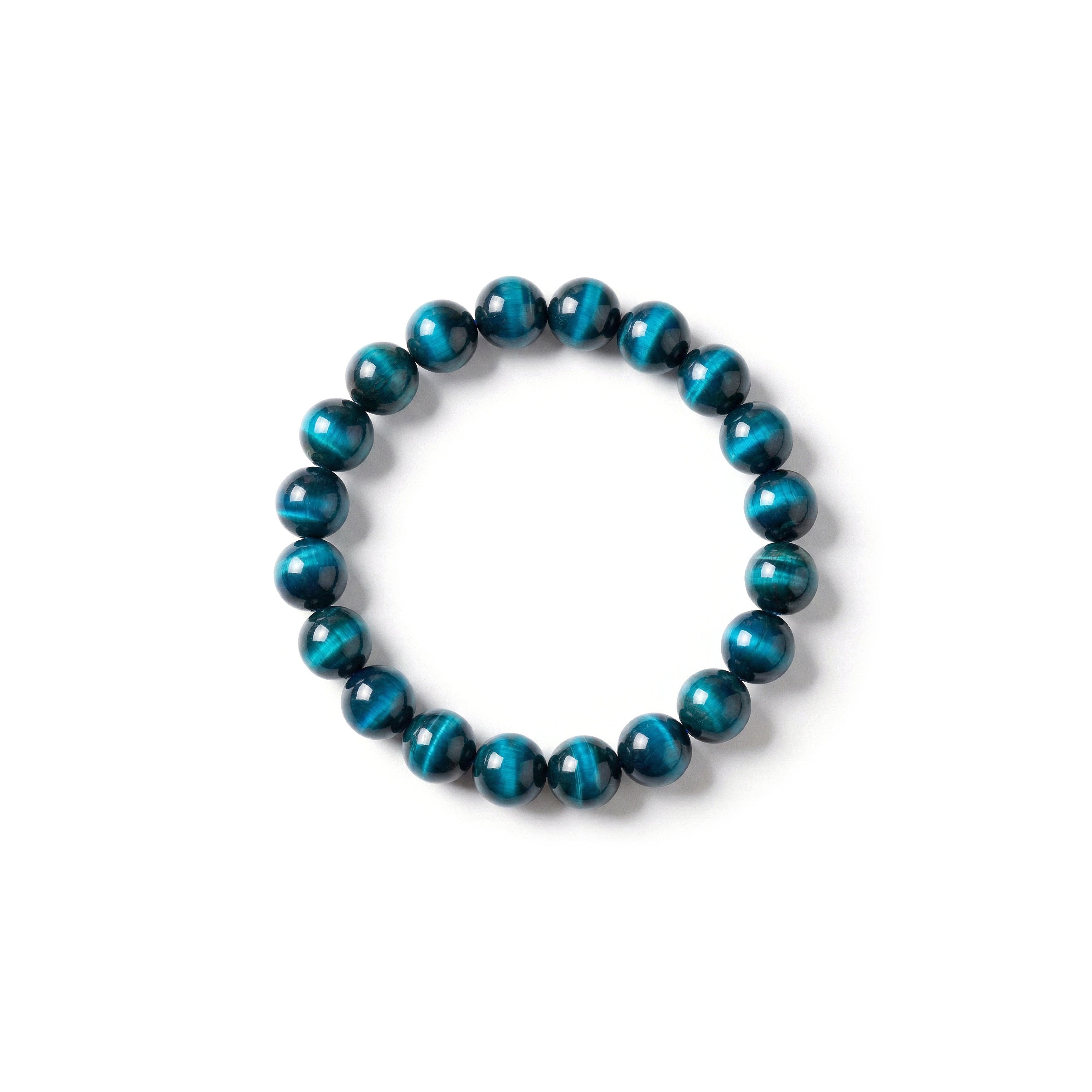 Pulsera de ojo de tigre azul - 8mm