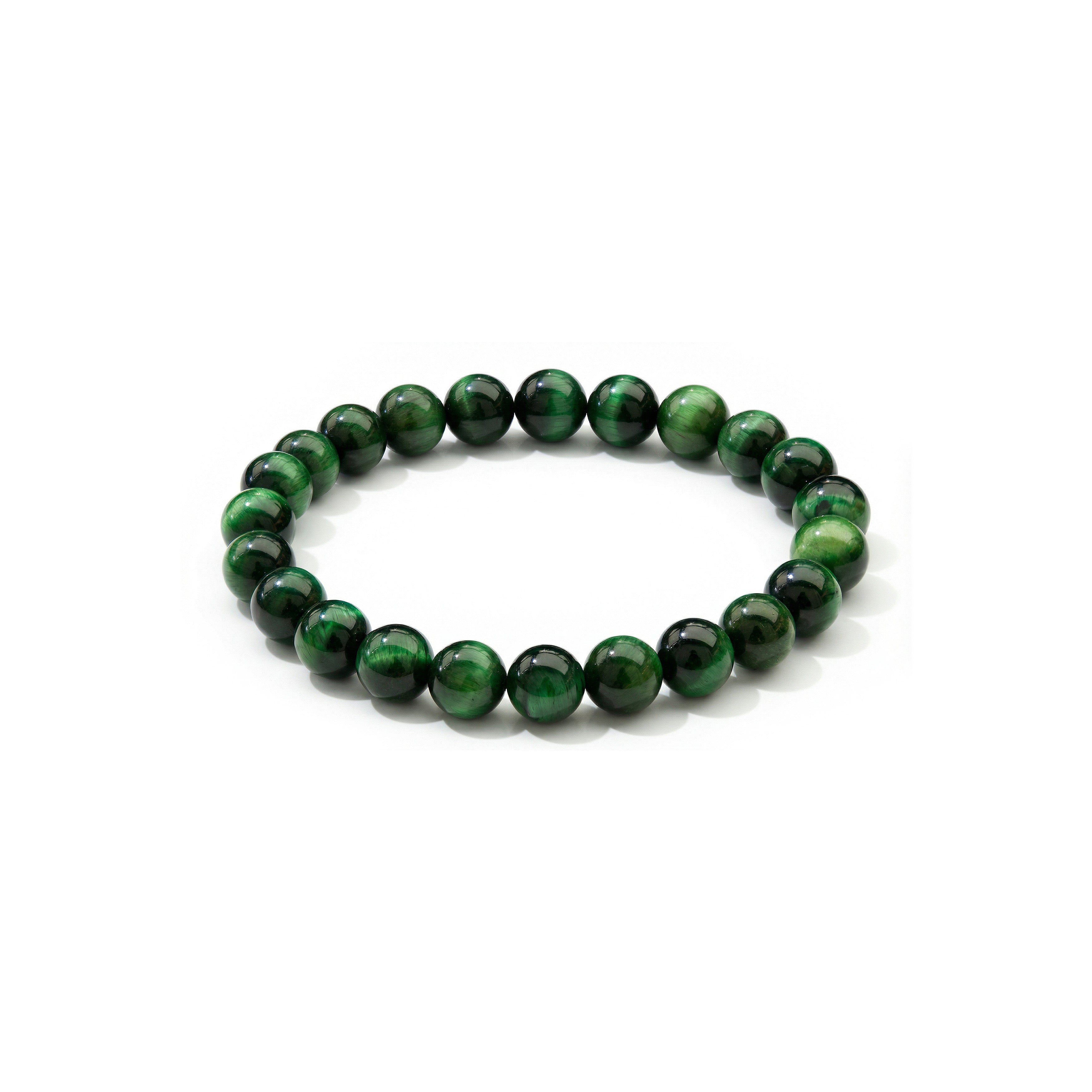 Green tiger's eye bracelet
