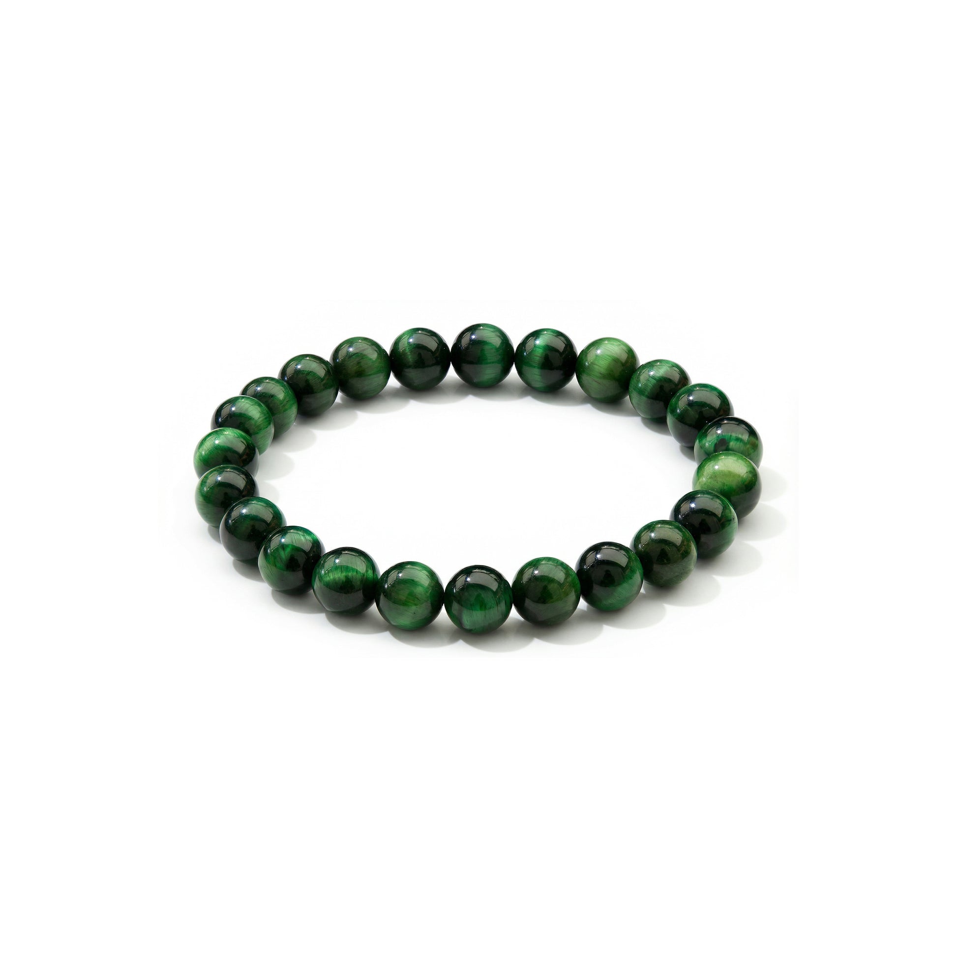 Green tiger's eye bracelet