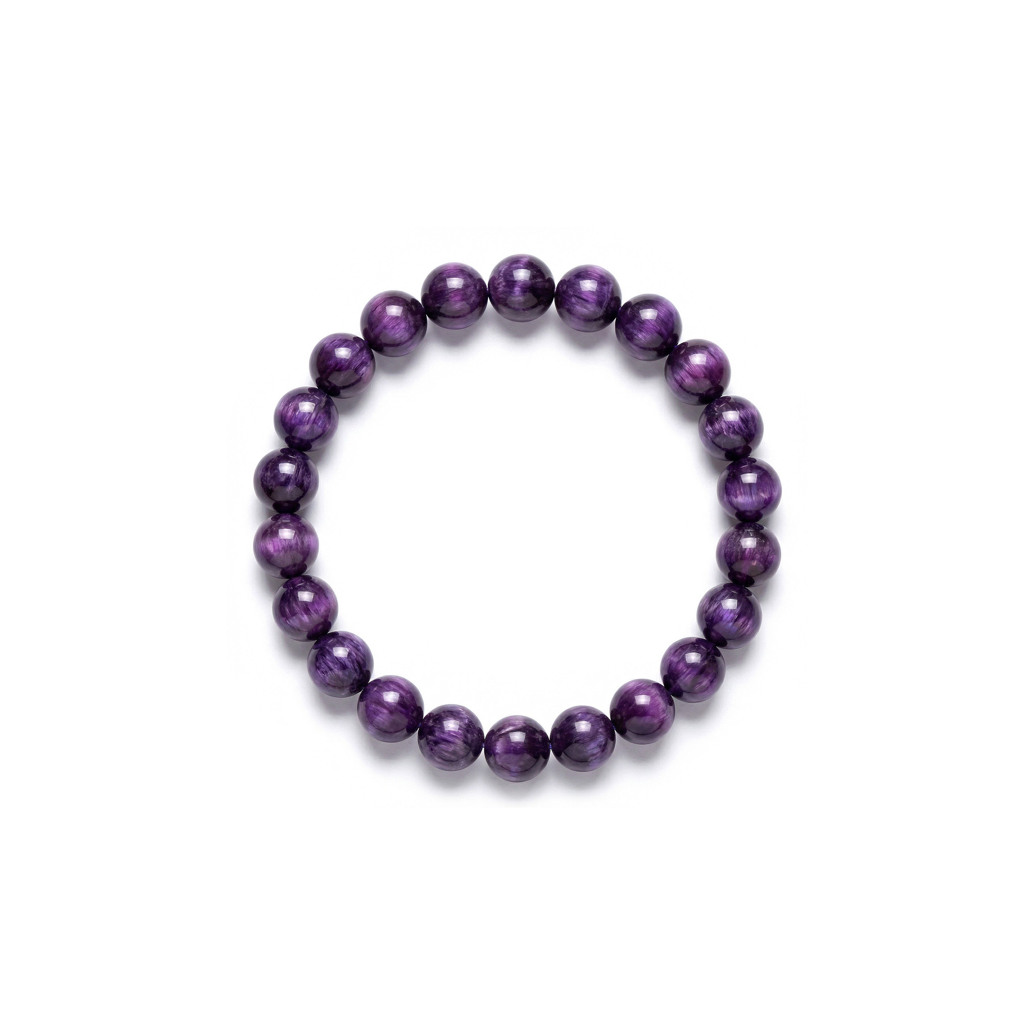 Pulsera de ojo de tigre morado