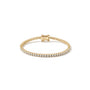Pulsera de eternidad de tenis de oro de 18K