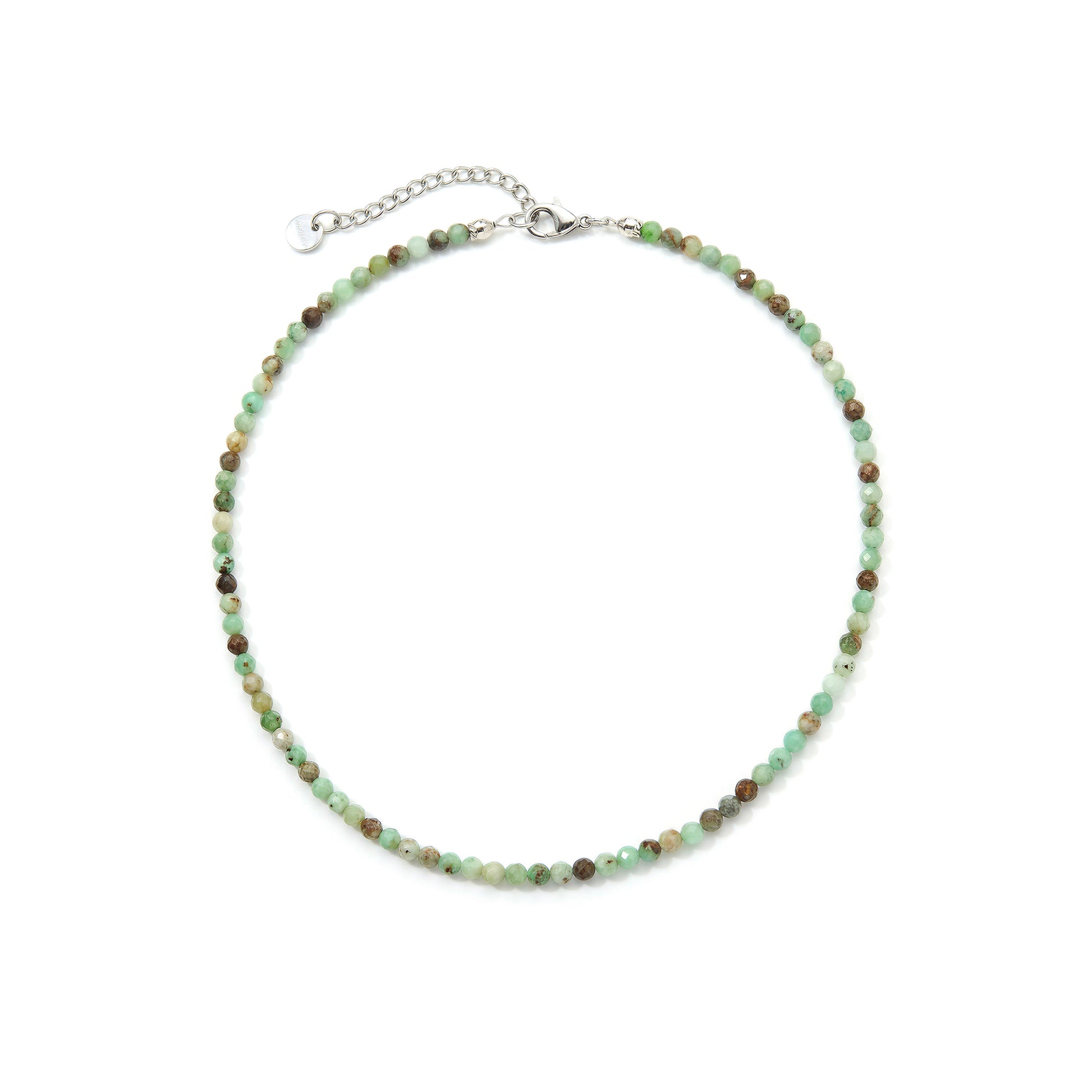 Collier en chrysoprase