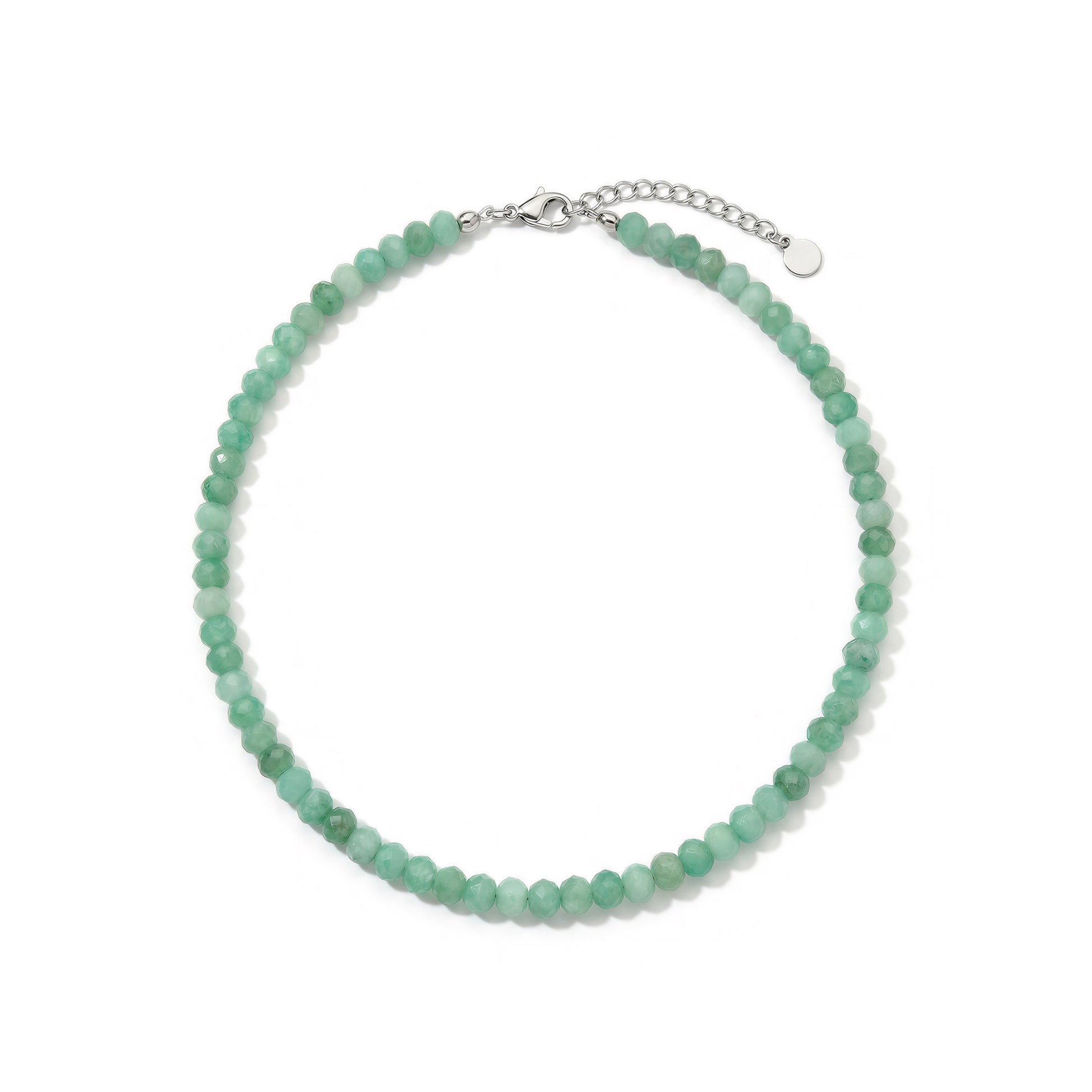 Collier en émeraude ovale 