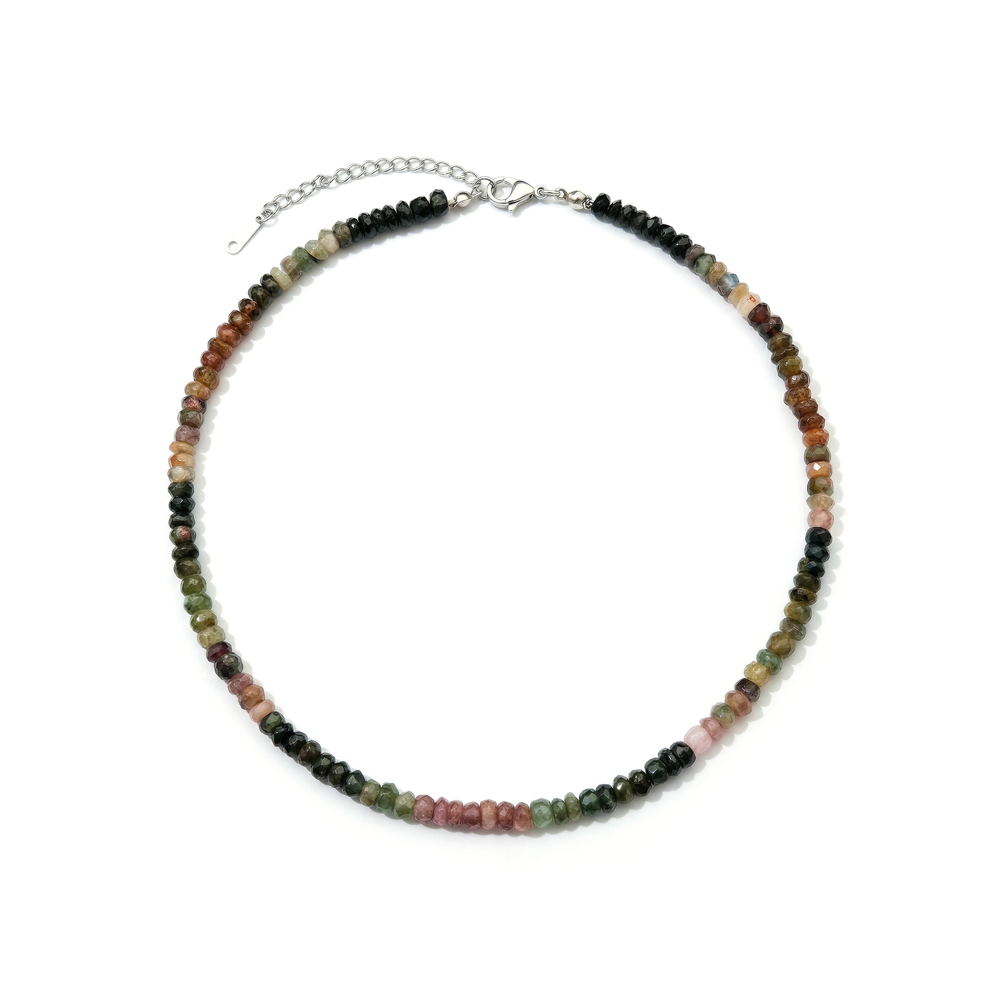 Collar de turmalina ovalada