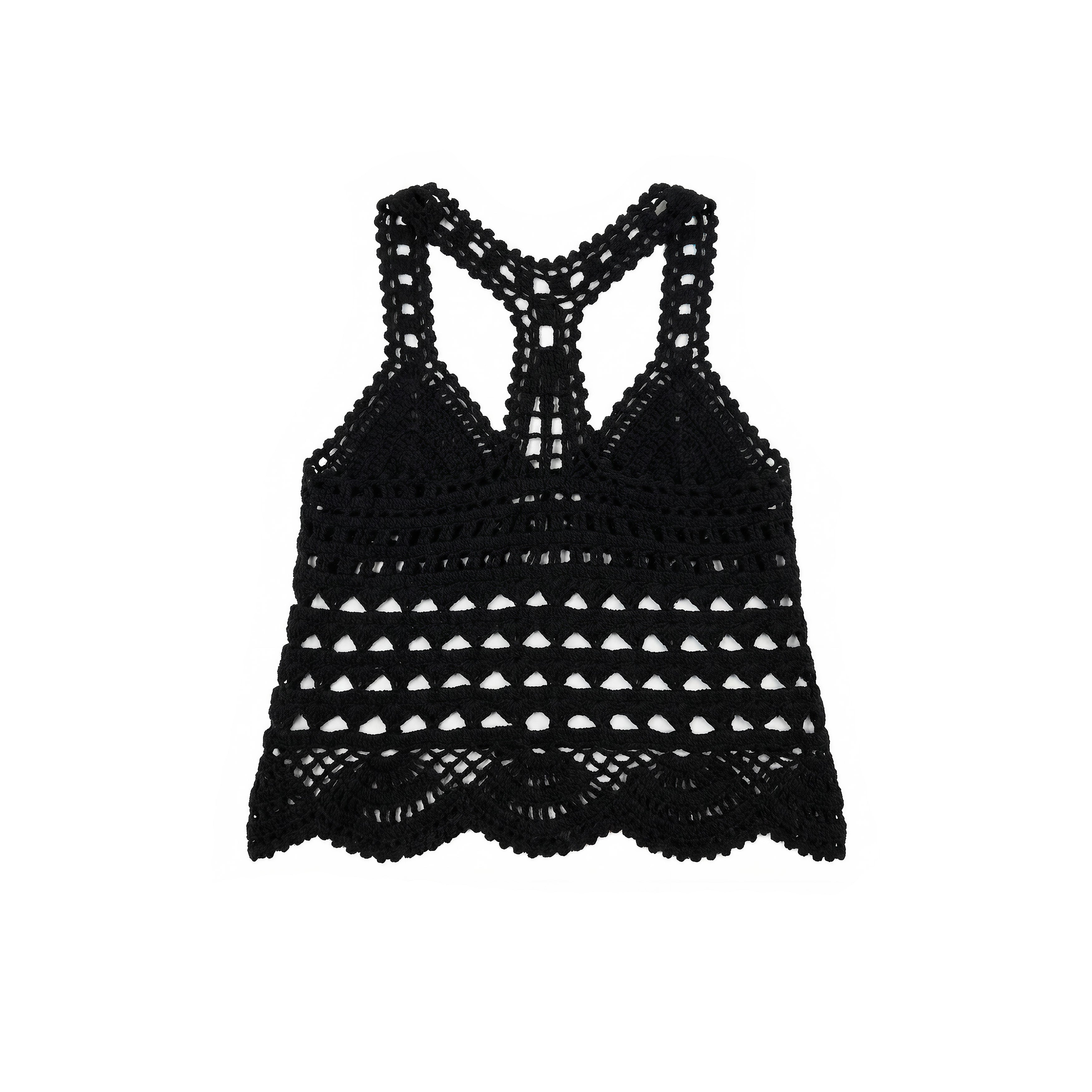 Bralette en crochet noir Midnight