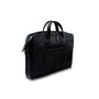 The Black Caiman-Embossed Laptop Bag